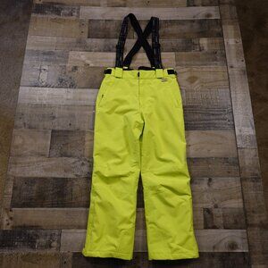 Karbon Youth Ski Snow Pants‎ US 12 Neon Yellow Waterproof Insulated